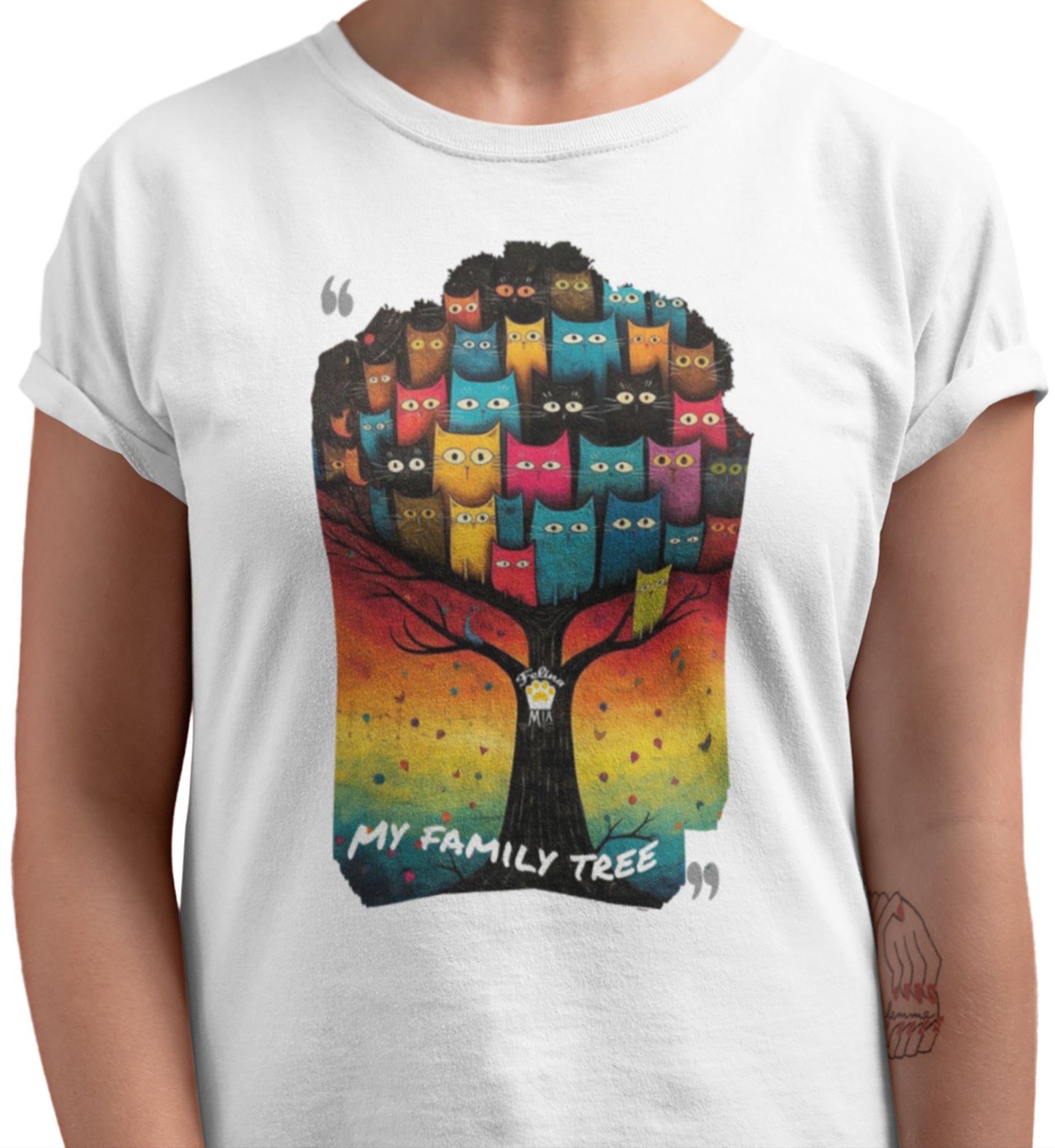MY FAMILY TREE - Classic Womens Crewneck T-shirt