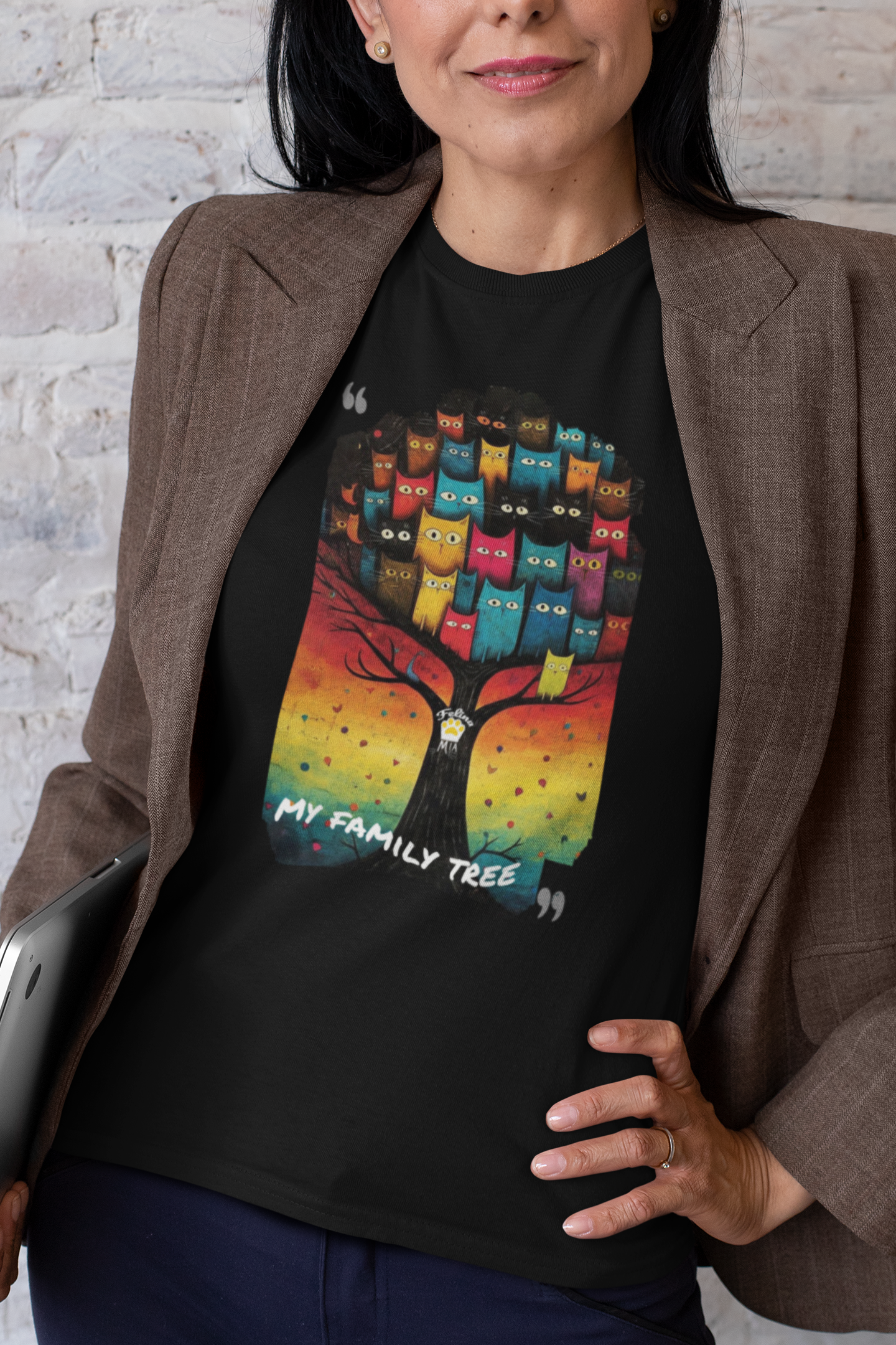 MY FAMILY TREE - Classic Womens Crewneck T-shirt