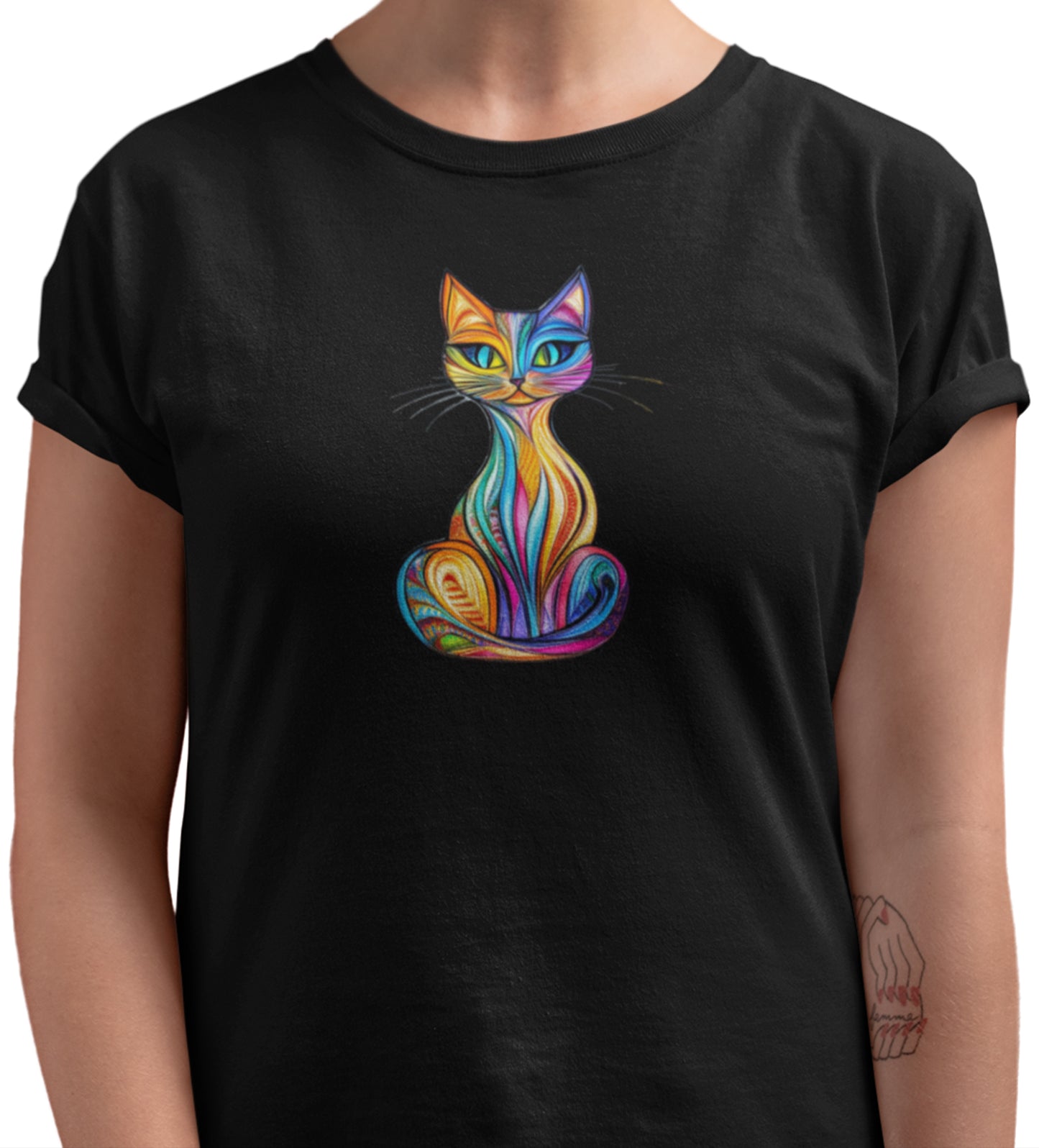 VITRALCAT - Classic Womens Crewneck T-shirt