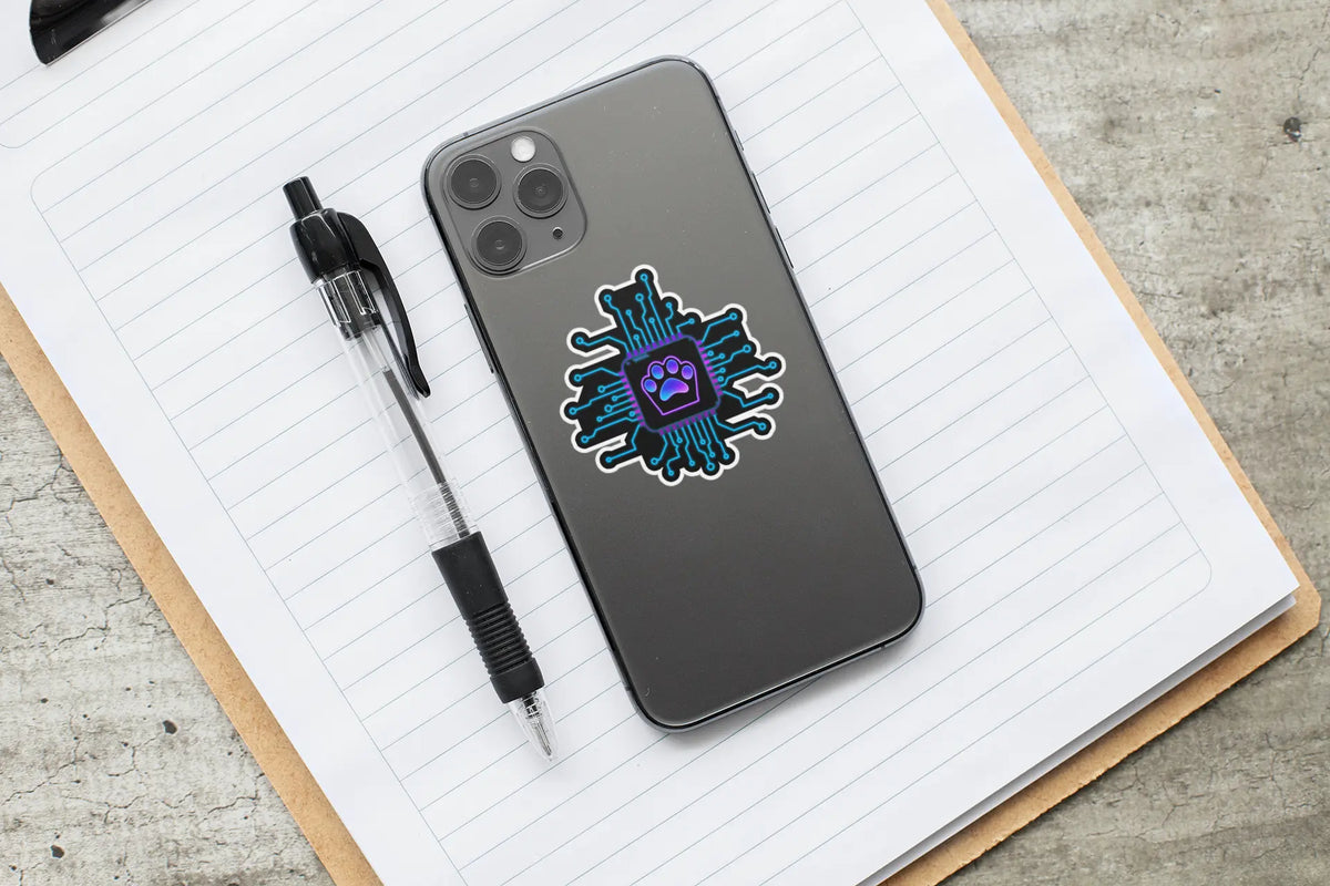 LUCKY.EXE DUO | Cyber Cat Sticker Set Felinamia
