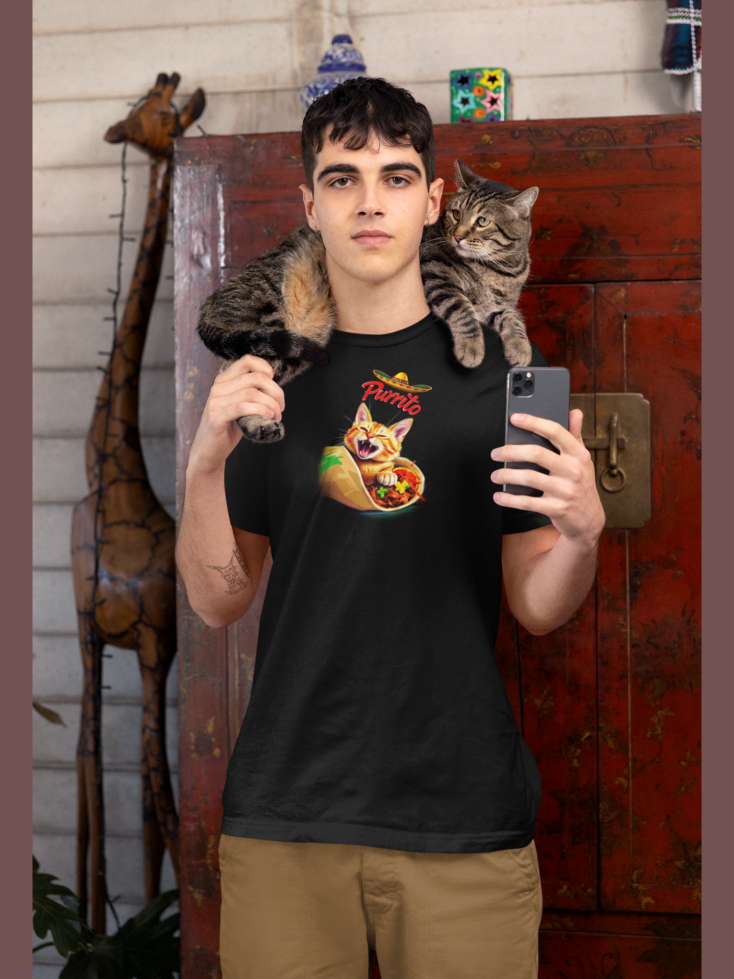 PURRITO - Premium Unisex Crewneck T-shirt