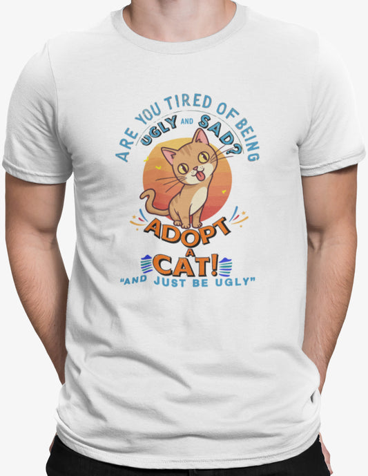 UGLY and SAD? - Premium Unisex Crewneck T-shirt