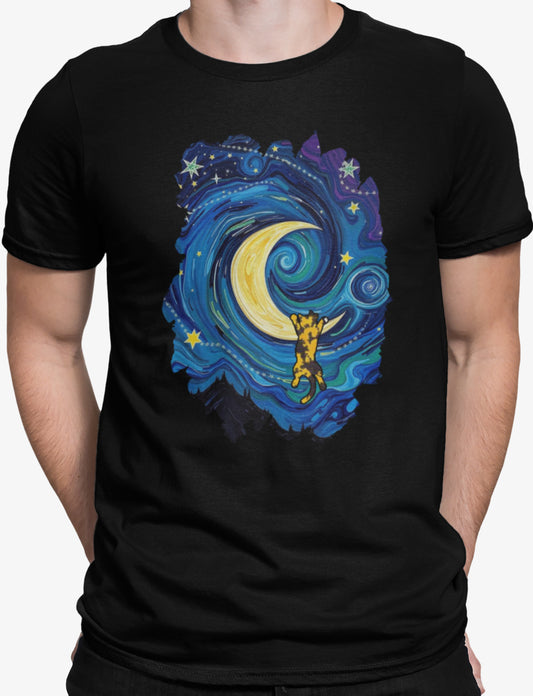 THE STARRY MEOWNIGHT - Premium Unisex Crewneck T-shirt
