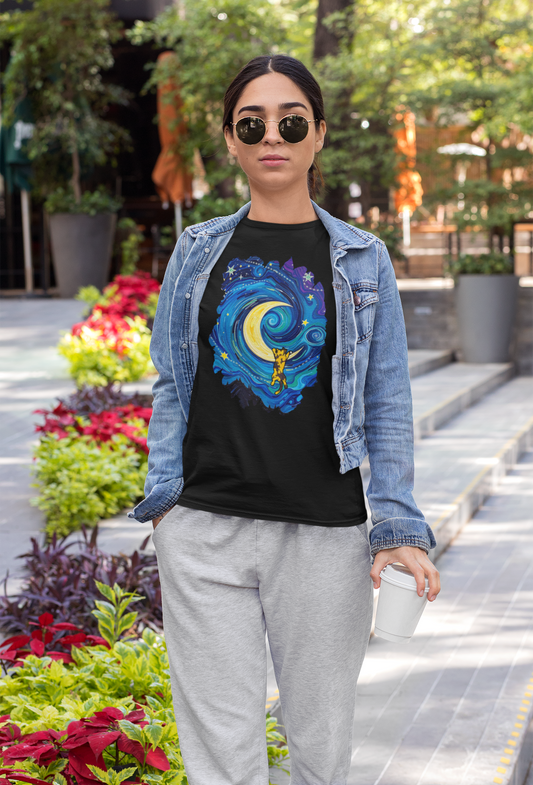 THE STARRY MEOWNIGHT - Classic Womens Crewneck T-shirt
