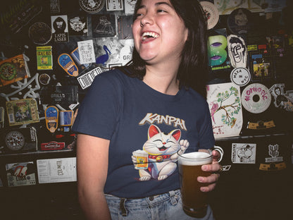 MANEKI BEER II - Classic Womens Crewneck T-shirt Felinamia