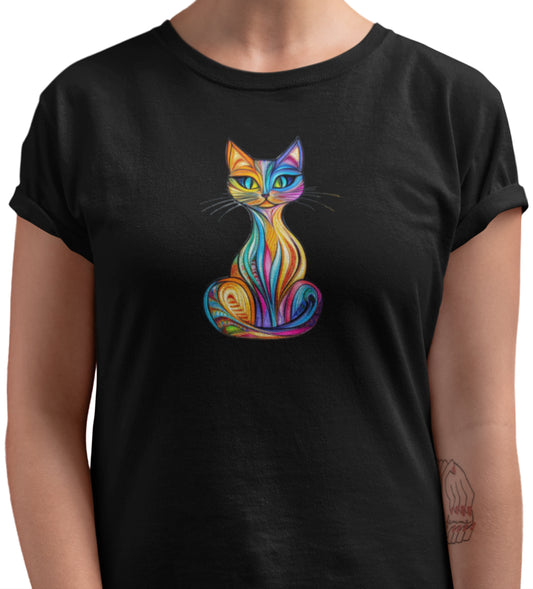 VITRALCAT - Classic Womens Crewneck T-shirt