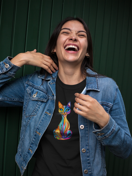 VITRALCAT - Classic Womens Crewneck T-shirt