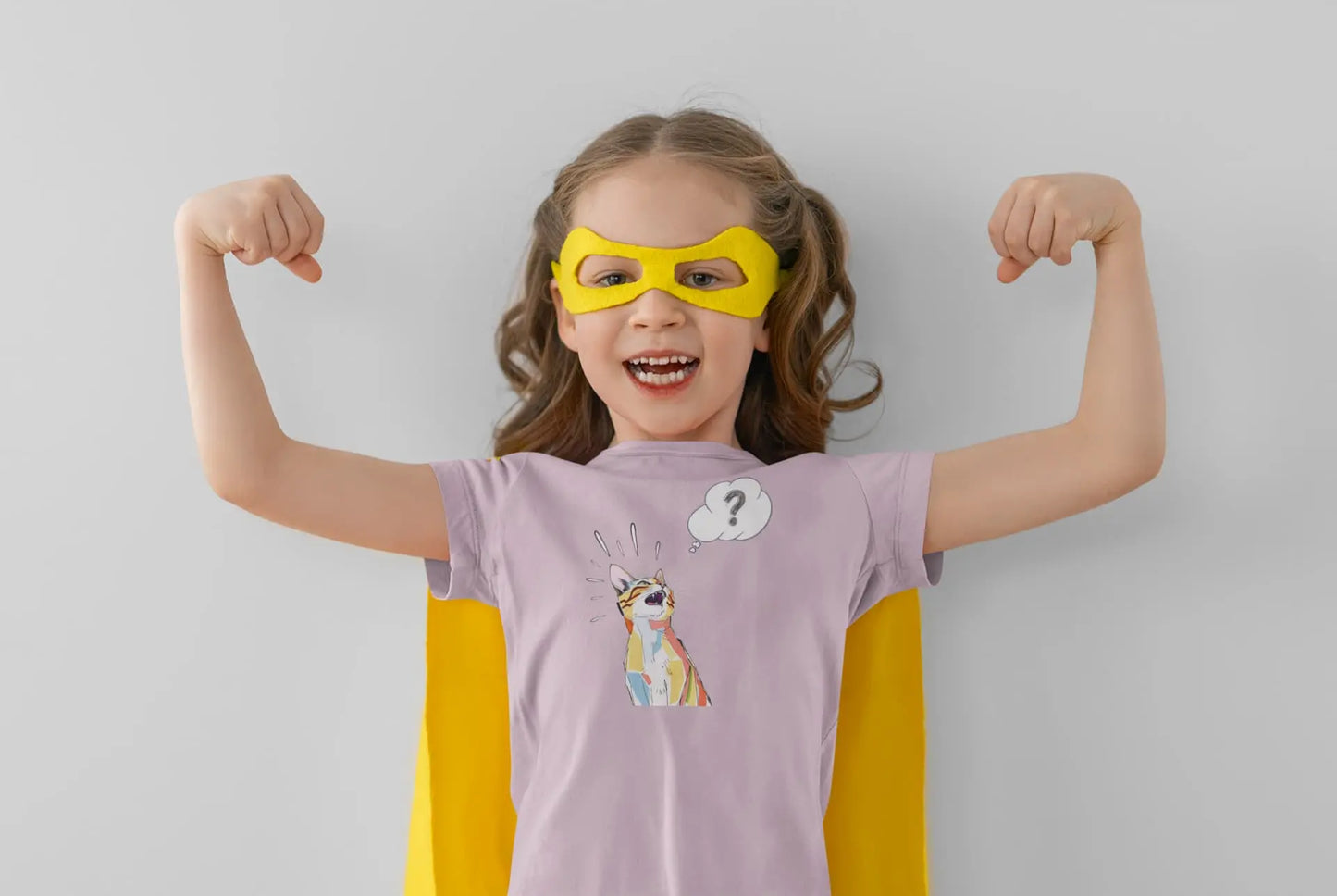 Casual outfit with What? Funny Cat T-Shirt – sarcastic minimalist cat humor design for feline lovers.