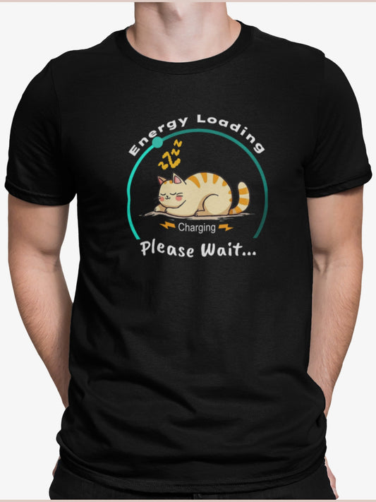 CHARGER CAT - Organic Unisex Crewneck T-shirt