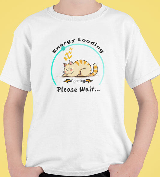 CHARGER CAT - Classic Kids Crewneck T-shirt