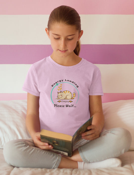 CHARGER CAT - Classic Kids Crewneck T-shirt