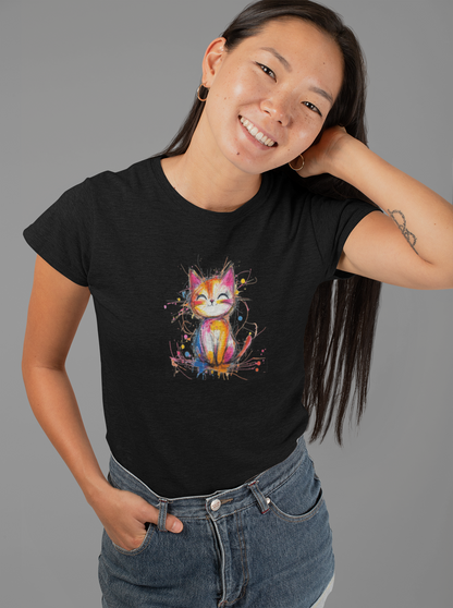 HAPPY COLORS - Classic Womens Crewneck T-shirt