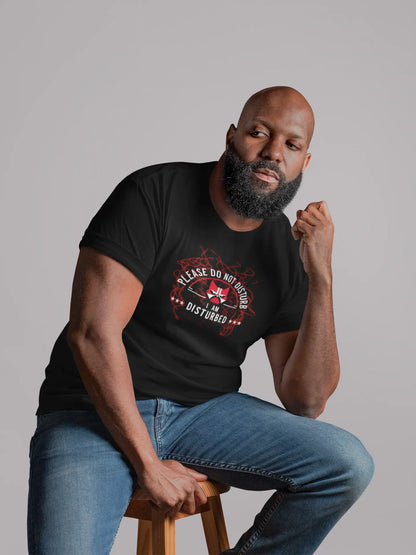 Casual look with I Am Disturbed Funny Cat Humor T-Shirt – sarcastic unisex tee for cat lovers and humor fans.