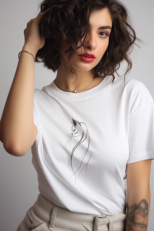 THE FELINE FORM  - Classic Women Crewneck T-shirt