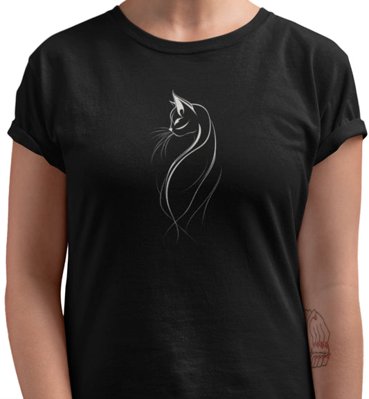 THE FELINE FORM  - Classic Women Crewneck T-shirt